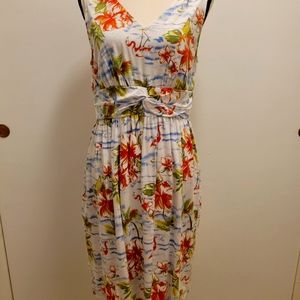 Fresh Produce XL sleeveless Sundress flamingo tropical print